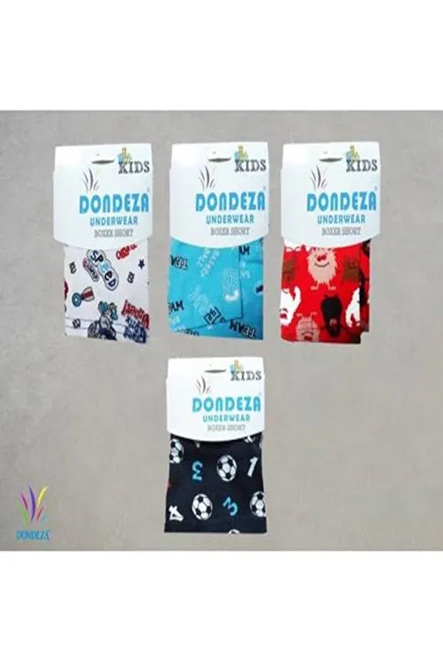 Детские боксеры для мальчиков с принтом 3-комплект Dondeza, Mixed/Multicolor — фото 3