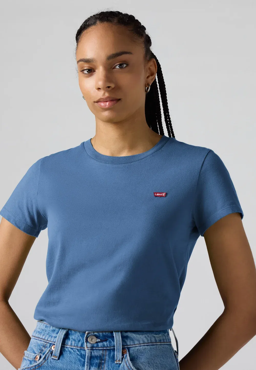 Идеальная футболка - базовая футболка Levi'S, Charcoal Blue — фото 4