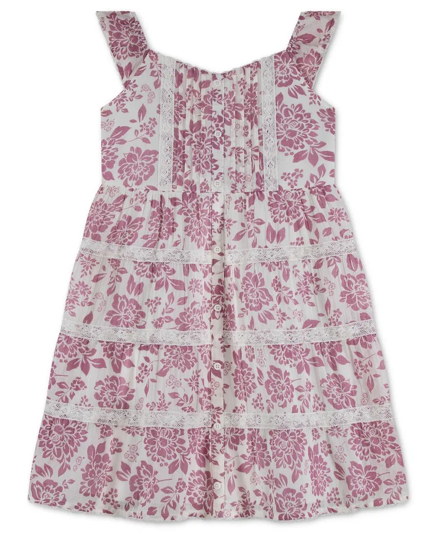 Платье мини без рукавов с вырезом «сердечко» Sweetheart Sleeveless Mini Dress abercrombie kids, Natural Pink