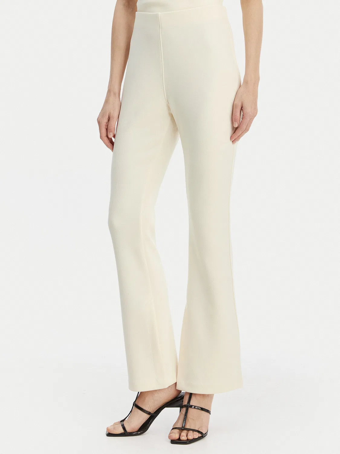 Женские брюки клеш Calvin Klein, бежевый