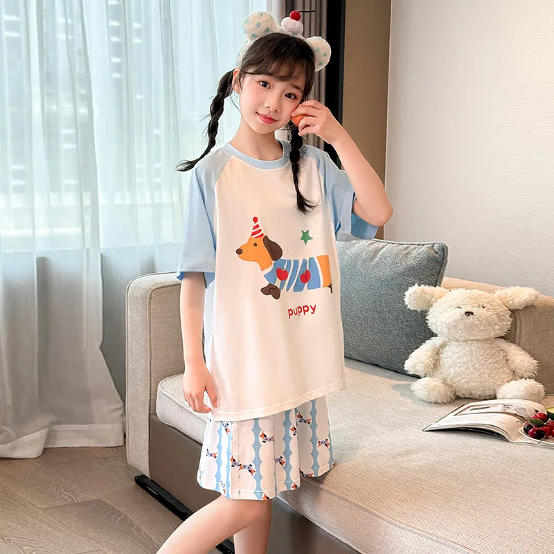 Детский комплект для отдыха Lanza Loungewear 2 Piece Set, Light Blue — фото 4