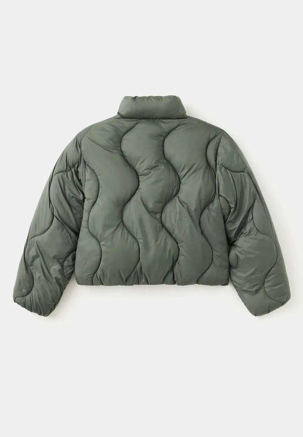 Детская зимняя куртка Mango Kids, Khaki — фото 2