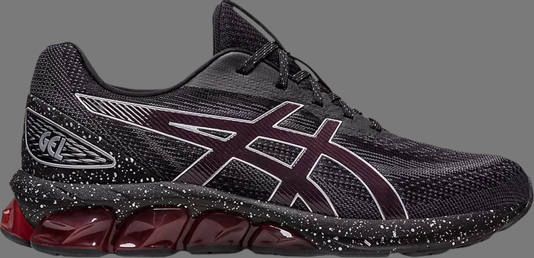 Кроссовки gel quantum 180 7 'black cayenne' Asics, черный - фото