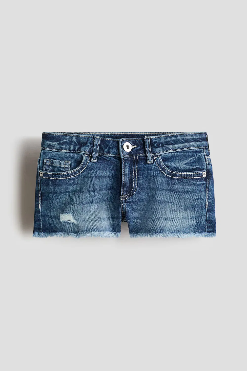 Джинсовые шорты H&M, Dunkles Denimblau