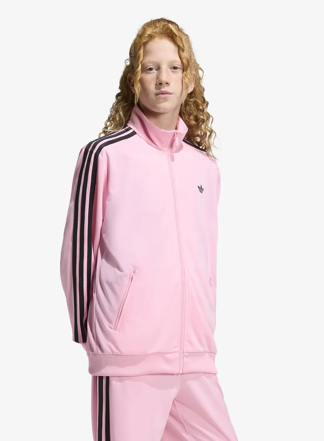Куртка свободного кроя Youth Firebird Adidas Originals, розовый