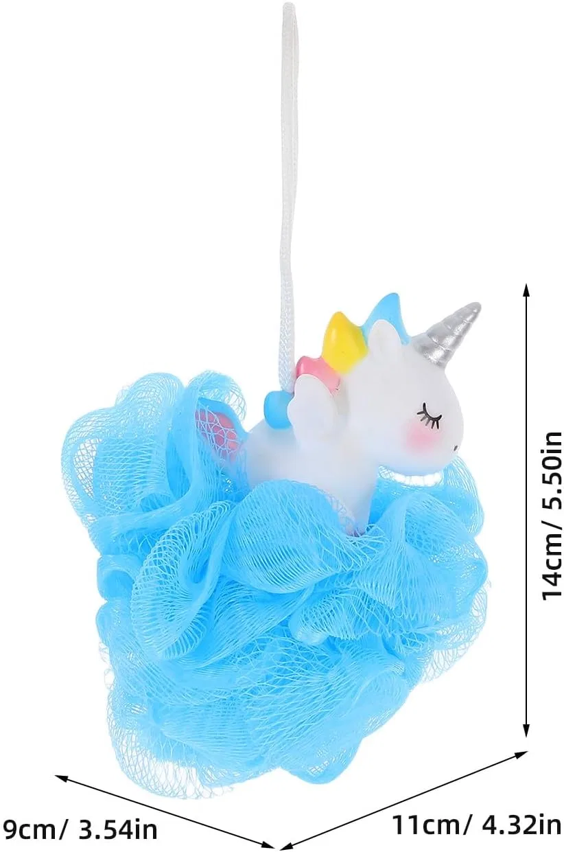 Мочалка для ванны Einhorn из сетки, 2 шт, CIMAXIC, розовый — фото 2