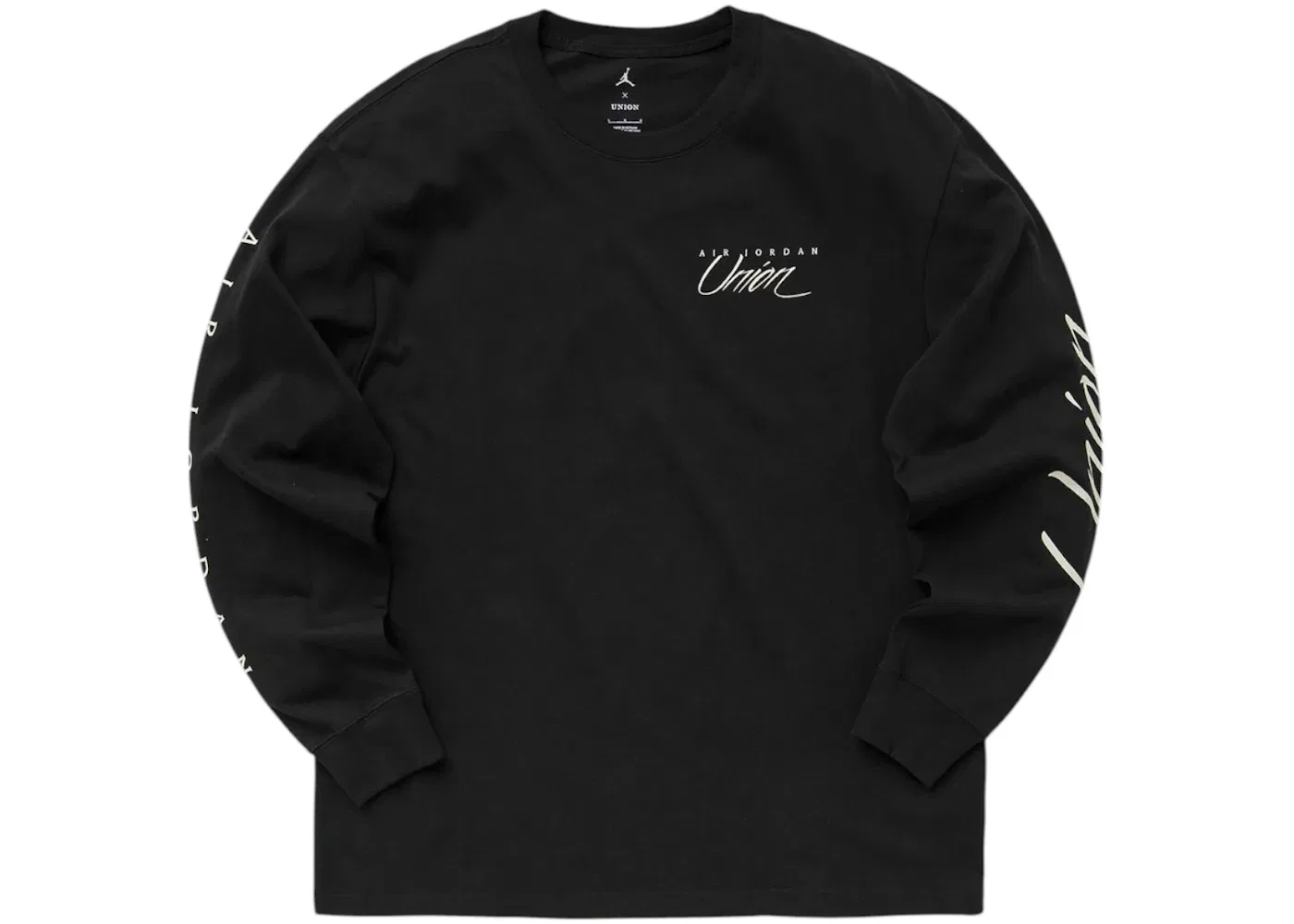 Мужская футболка с длинным рукавом Jordan Union L/S T-shirt, Черный/Белый
