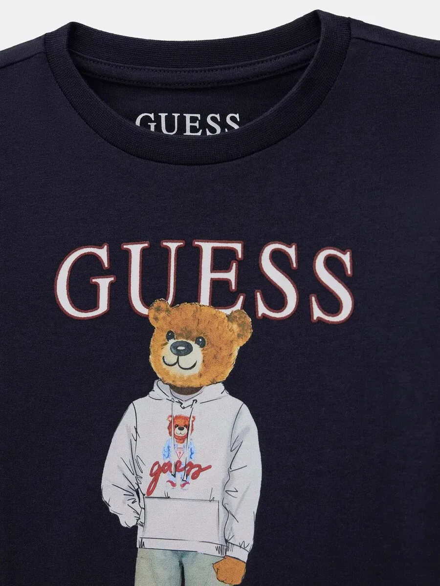 Рубашка GUESS стандартного кроя, пастельно-голубого и темно-голубого цвета — фото 3