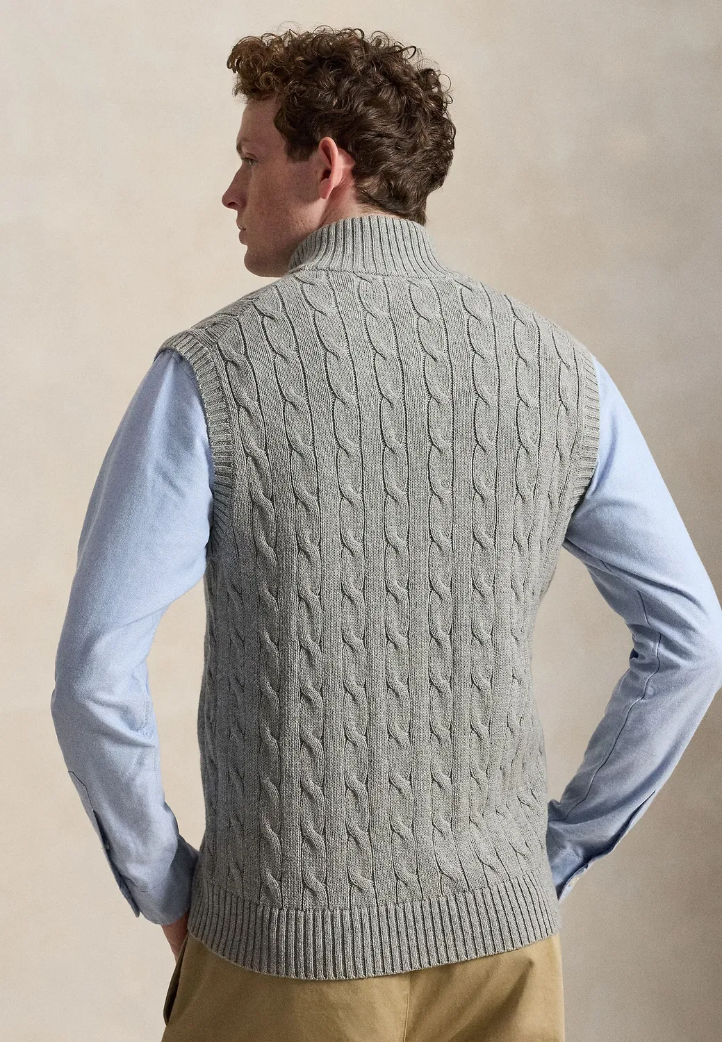 Жилет Polo Ralph Lauren, Fawn Grey Heather — фото 3