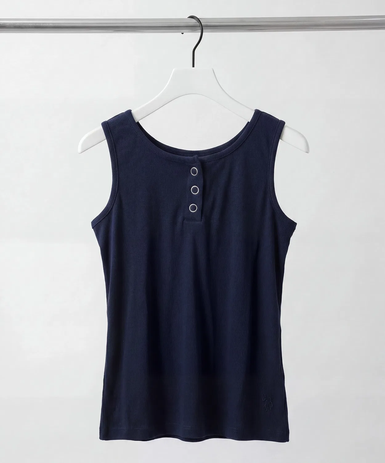 Женский 2WAY танк с хенли-вырезом U.S. POLO ASSN., Navy
