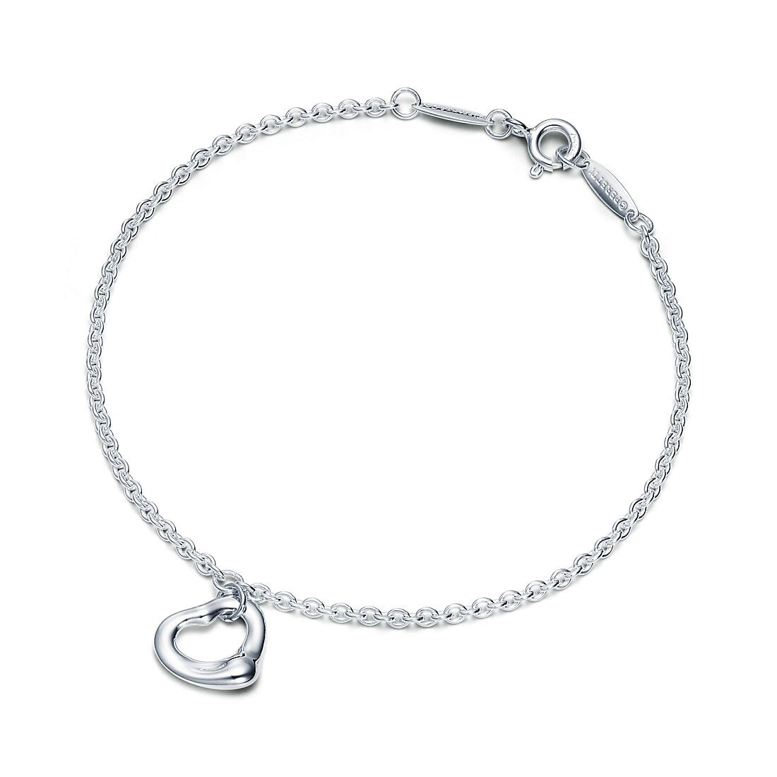 

Браслет Tiffany & Co. Elsa Peretti Open Heart, 11 см, серебро