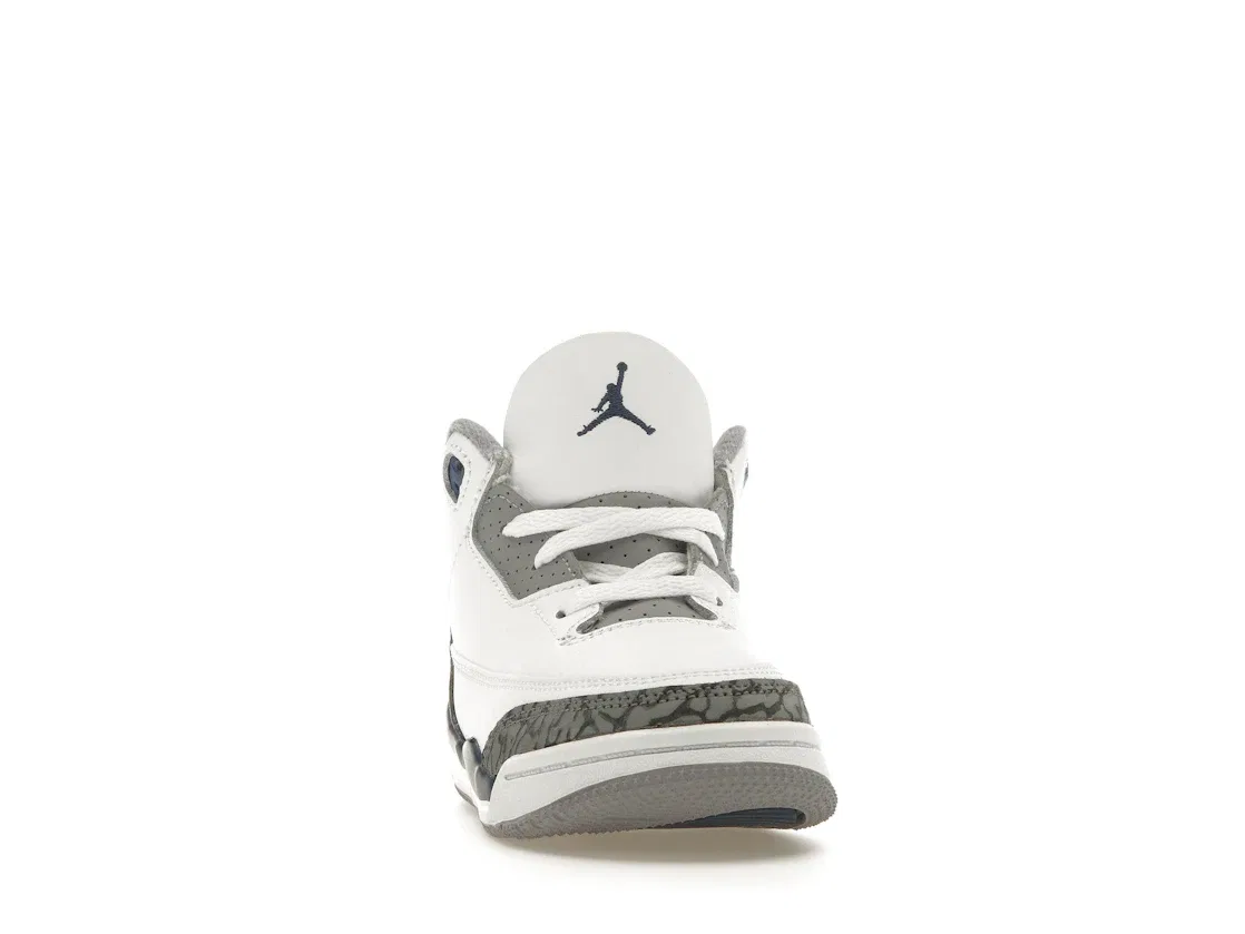 Детские кроссовки Lifestyle Jordan 3 Retro Midnight Navy, White/Midnight Navy/Cement Grey/Black — фото 2