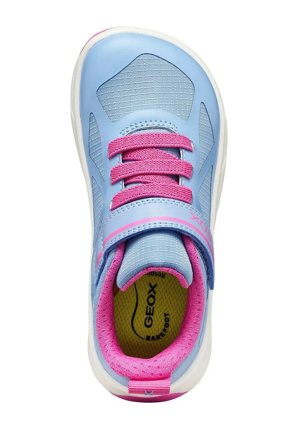 J бегунья - кроссовки Geox, Light Blue Fuchsia — фото 3