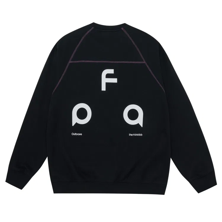 Детское худи с круглым вырезом FPA, Black