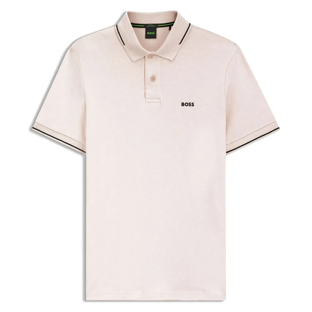 Мужское поло с коротким рукавом Network Paule BOSS, Beige