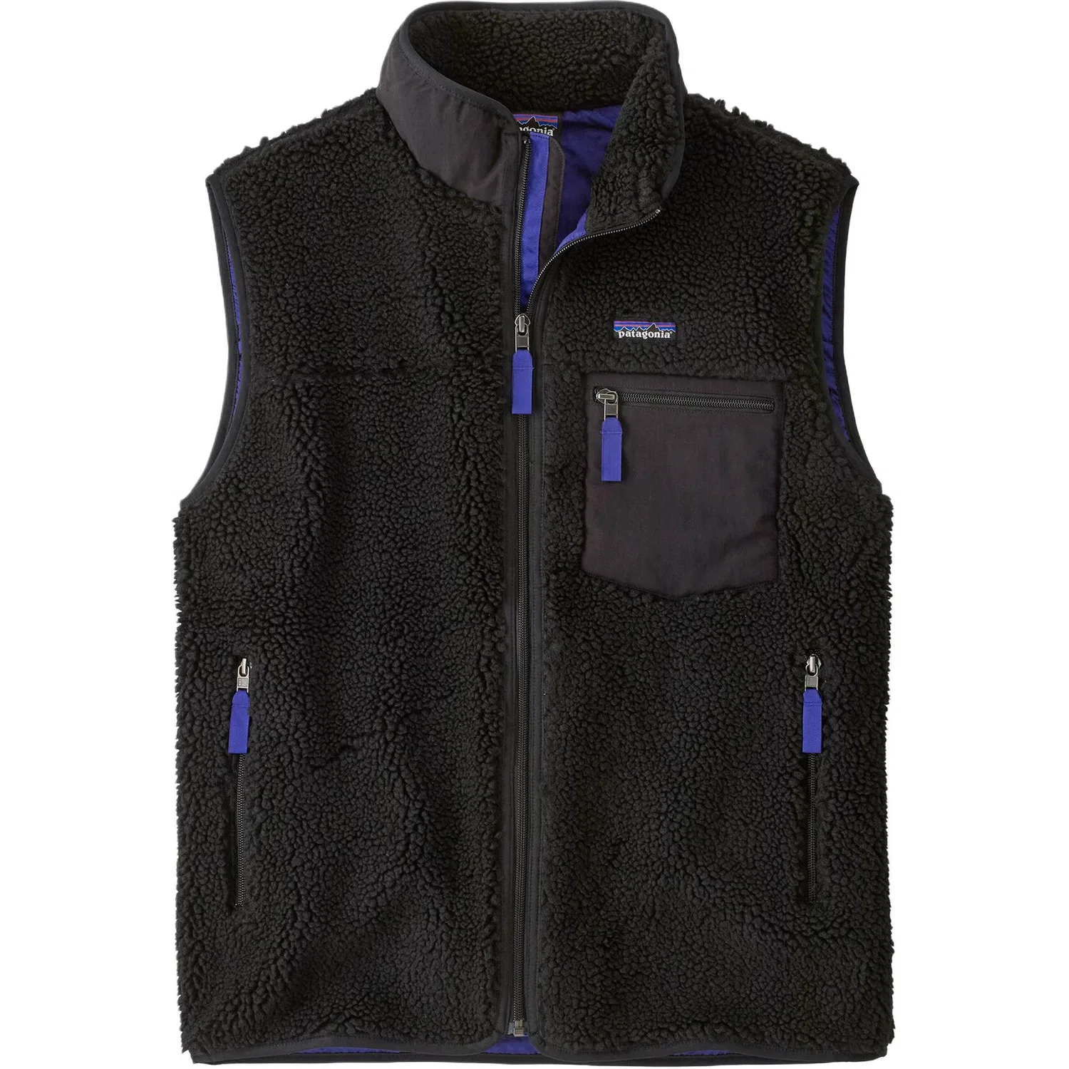 Мужской жилет из флиса с молнией Classic Retro-X Patagonia, Dark Natural w/Basin Green — фото 4