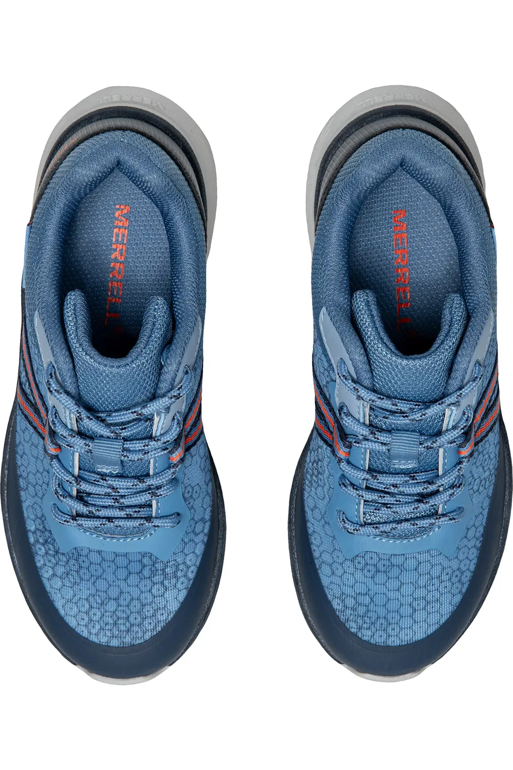 Кроссовки детские с амортизацией Supernova Merrell, синий/оранжевый — фото 3