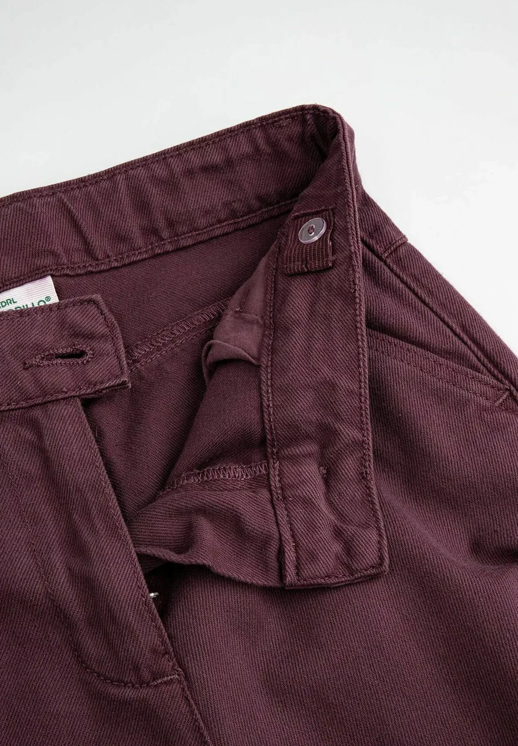 Spodnie tkane - trousers Coccodrillo, Dark Red — фото 3