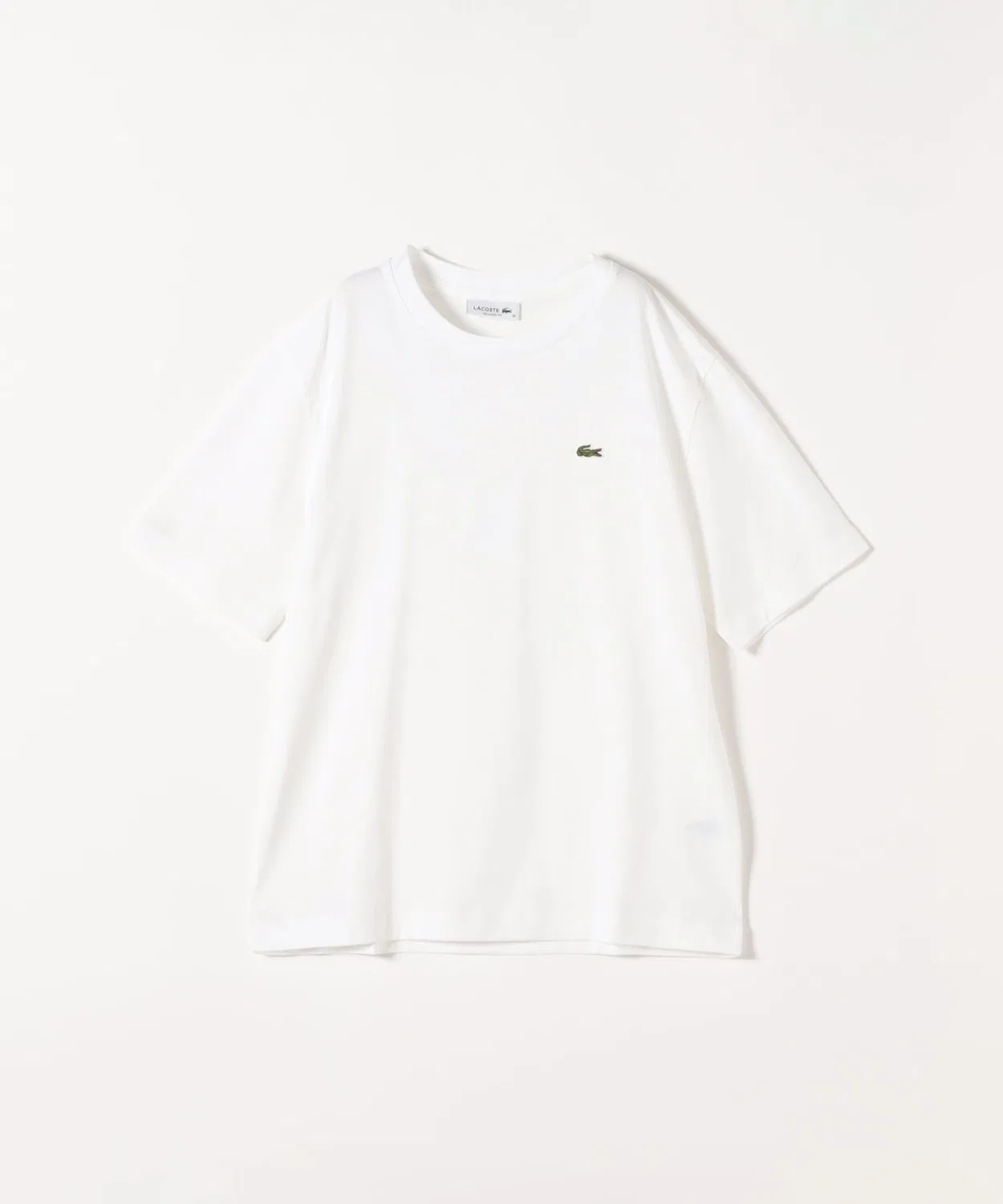 Женская футболка с коротким рукавом LACOSTE, White