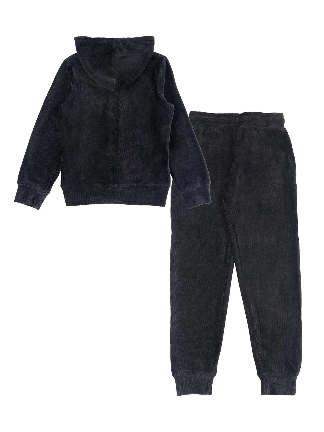 Детский зимний спортивный костюм для девочек из вельвета Fresh Leone 1947 Apparel, Черный Mondgrau — фото 2