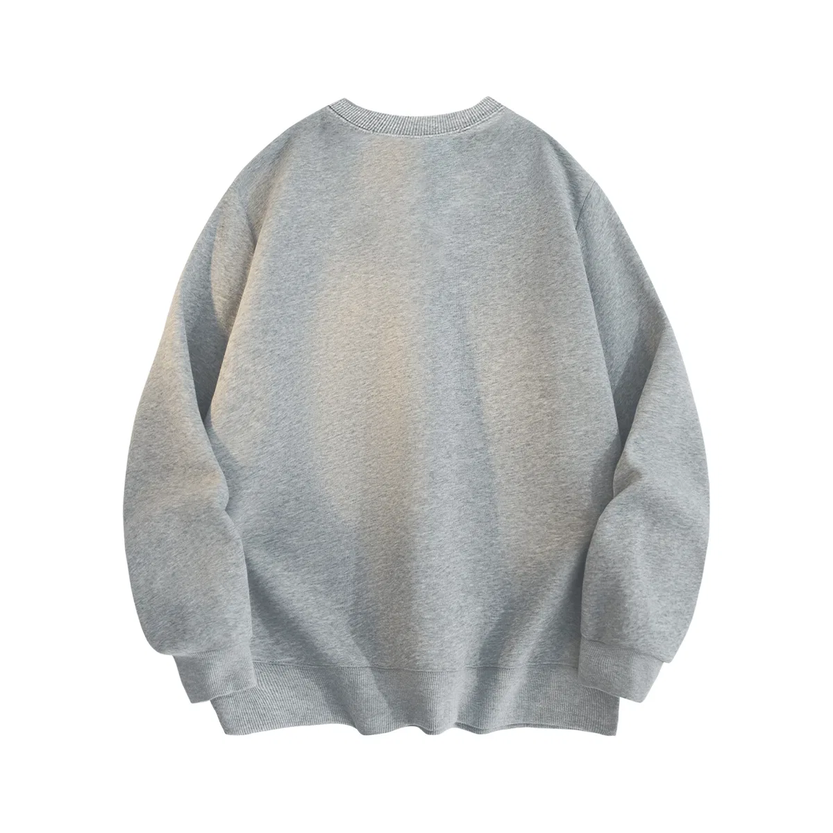 Детский свитшот с круглым вырезом MINISO, Gray Pea Green — фото 4
