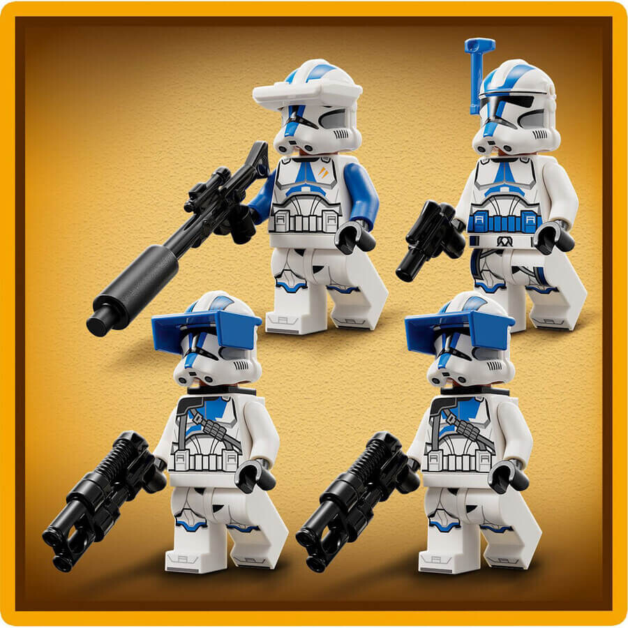 Конструктор Lego 75345 Star Wars Боевой набор клонов 501-го легиона, 119 деталей — фото 4