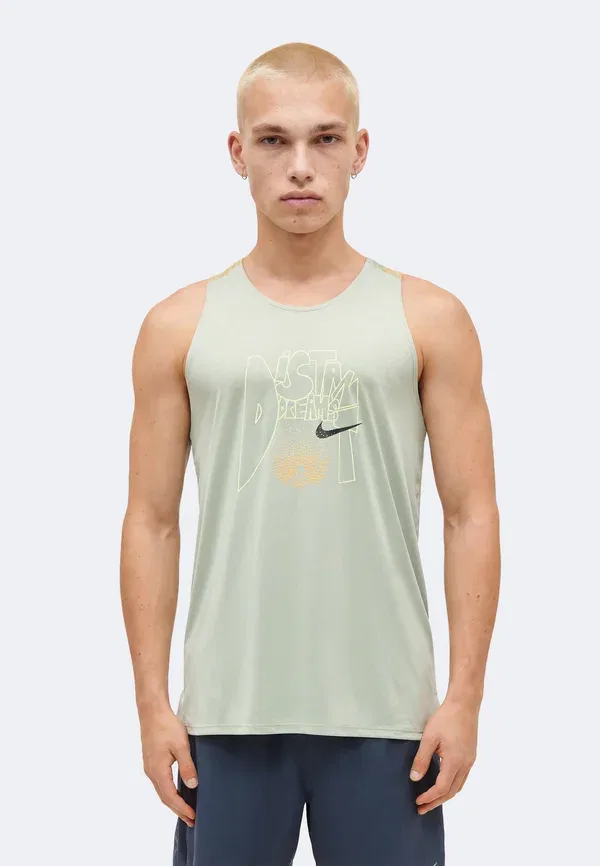 Топ бесшовный с принтом Stride Nike Performance, Jade Horizon