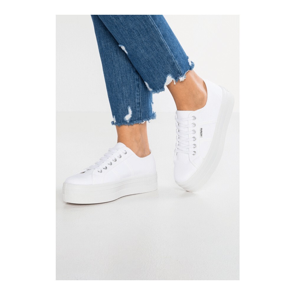 

Кроссовки Victoria Shoes Basket Lona Plataforma, blanco