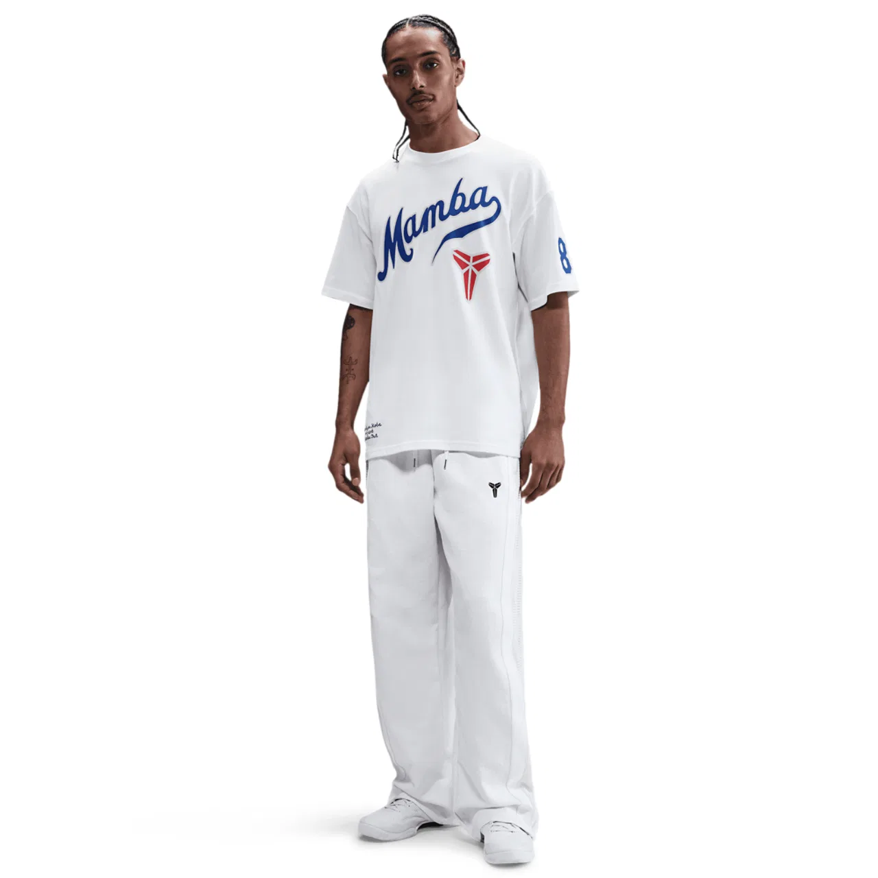 Футболка мужская Dodgers Kobe M90 Nike, цвет White/Game Royal