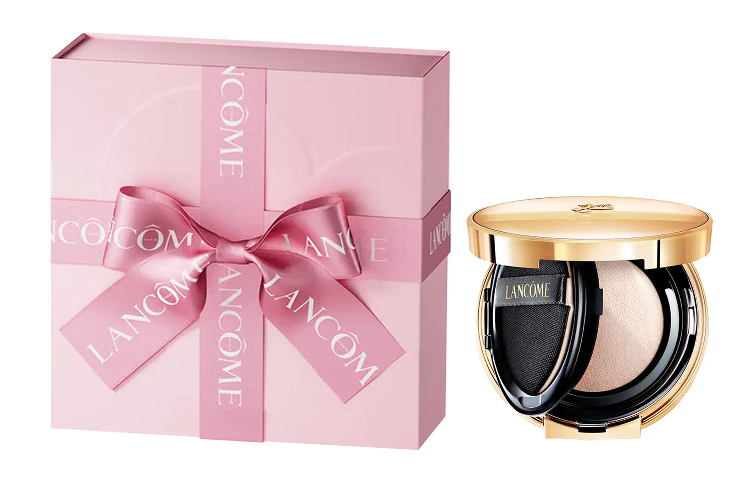 Женская тональная основа с воздушным покрытием, модель Air Cushions, LANCOME, #100 Pink White Skin