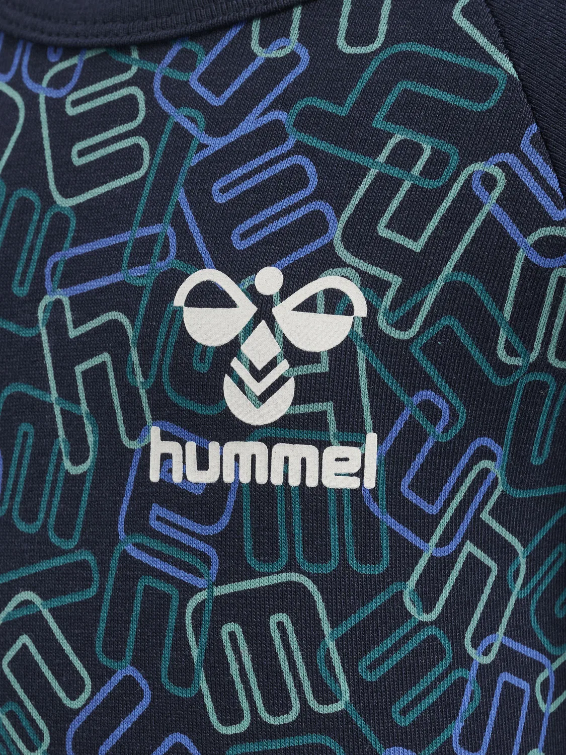 Детский боди-комбинезон с длинным рукавом Hmlolly Hummel, Blue — фото 4
