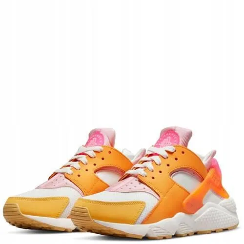Детские кроссовки Nike Air Huarache, Цвет White Papayaorange Kaugummirosa — фото 4
