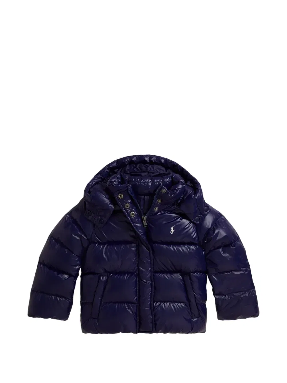 Стеганая куртка с капюшоном Polo Ralph Lauren Kids, синий
