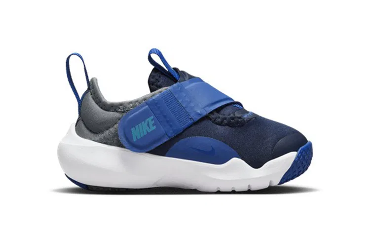 Детские кроссовки для малышей с технологией FlyEase Flex Advance Nike, Blue Gray — фото 3