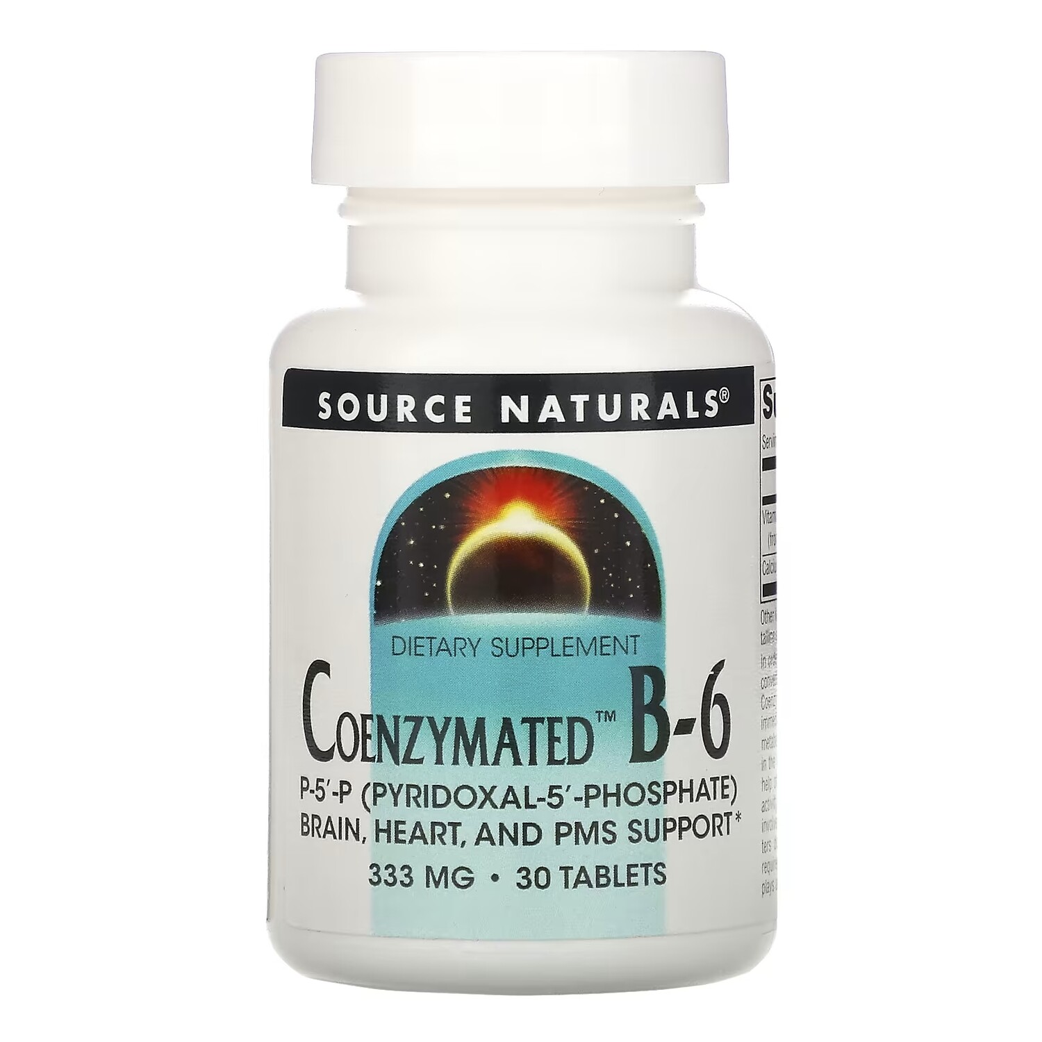 

Source Naturals ферментированный витамин B6 333 мг, 30 таблеток