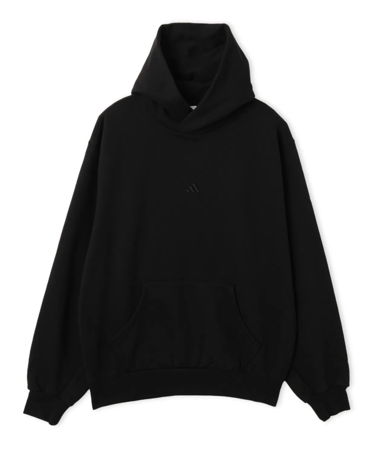Мужское худи с длинным рукавомAdidas Basketball Fleece Hoodie, Black — фото 4