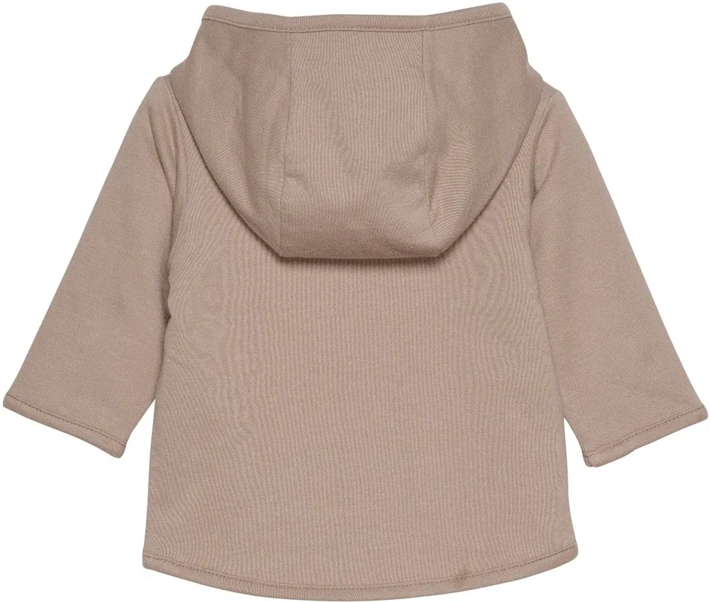 Кардиган детский вязаный Reversible Cardigan Fixoni, коричневый — фото 2