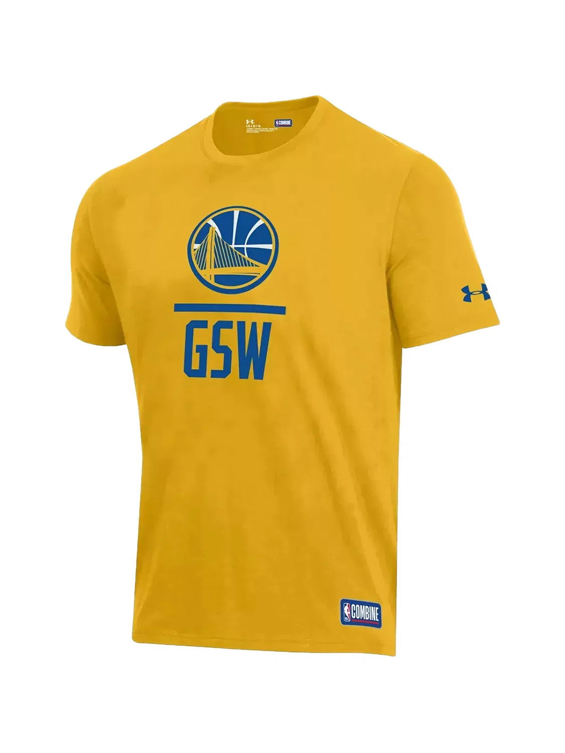 Футболка NBA GS Warriors Combine Lock Up с принтом Under Armour Kids, желтый