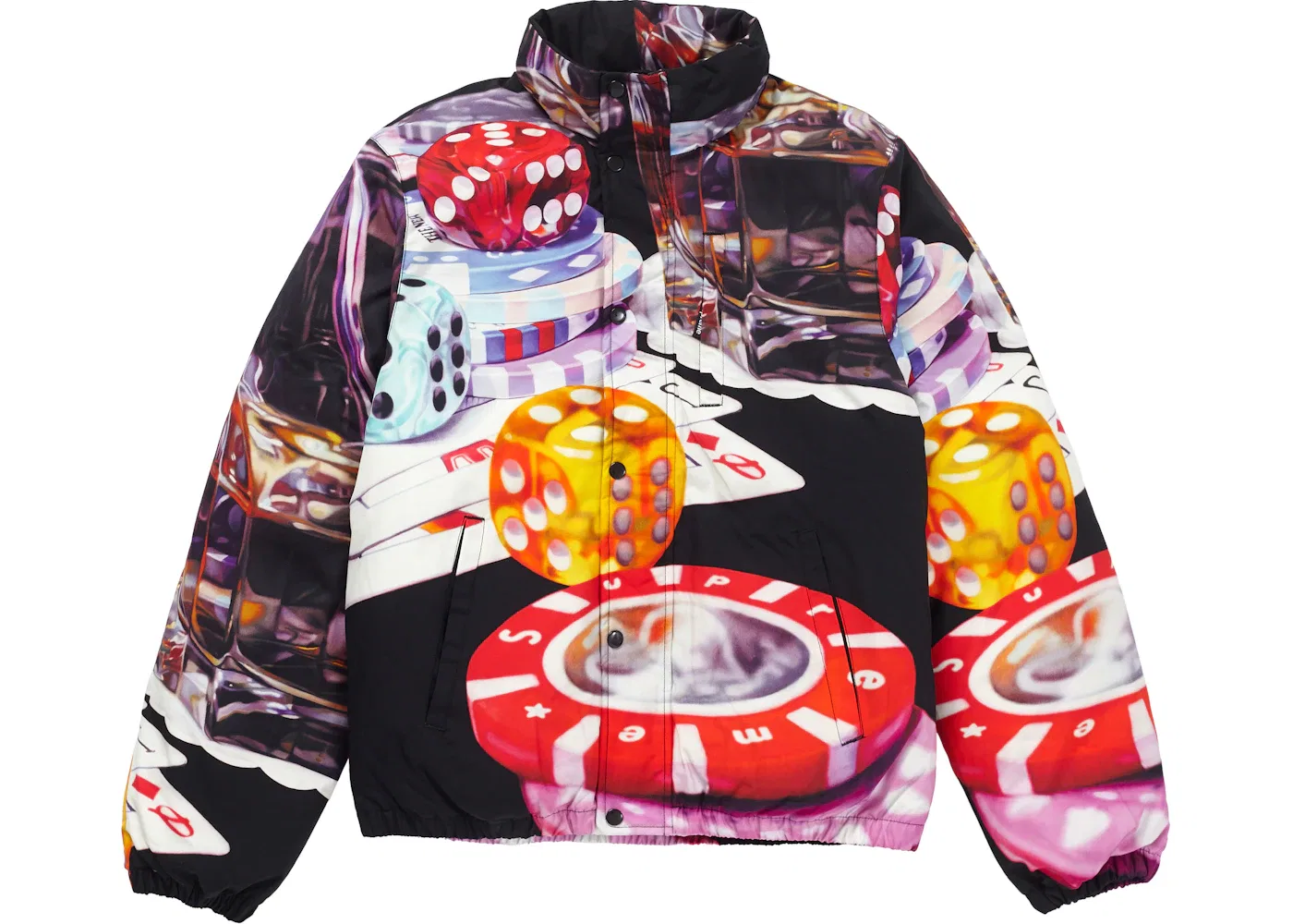 Мужская куртка-пуховик Supreme Casino Down Jacket, Black