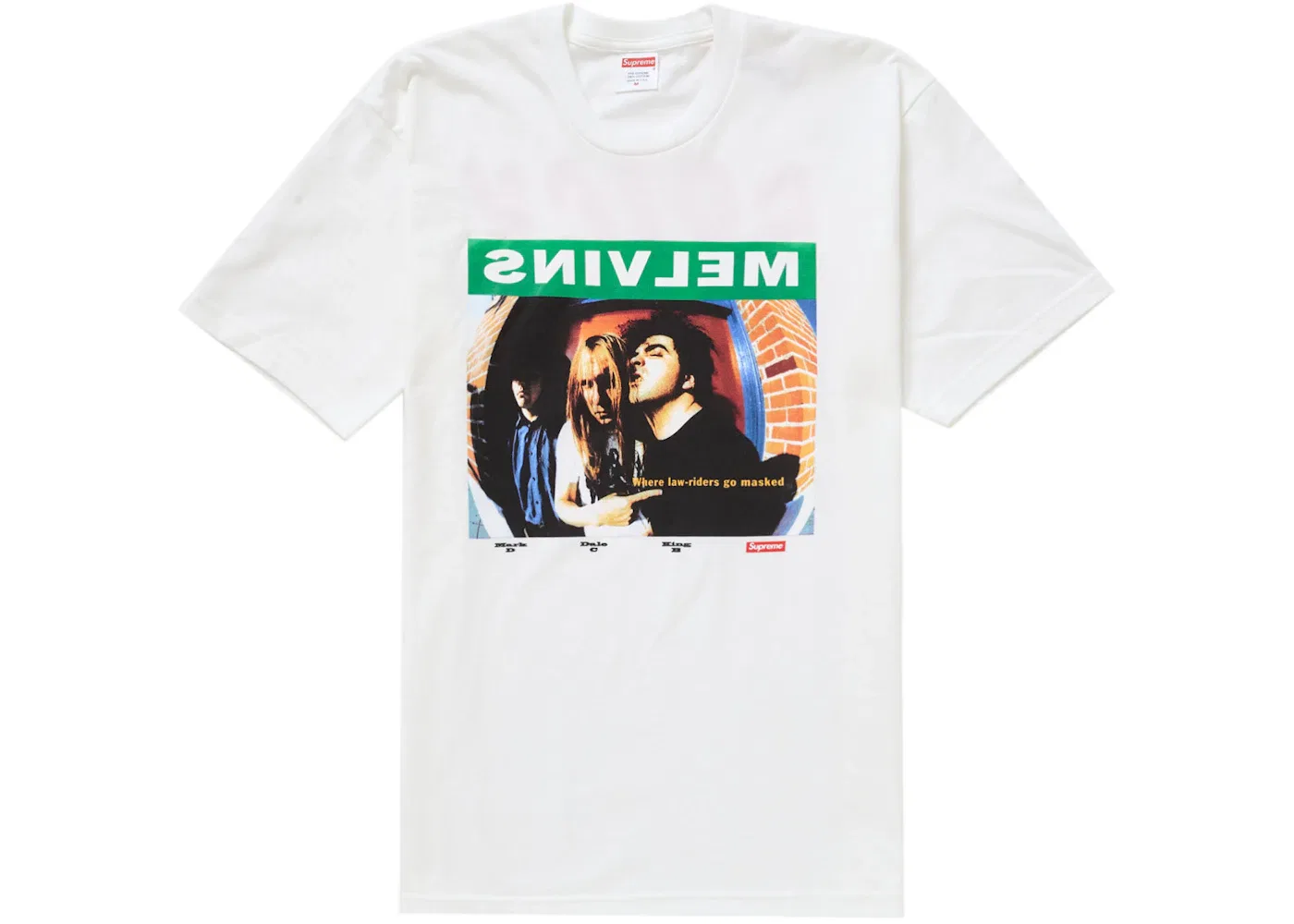 Мужская футболка с принтом Supreme Melvins Prick Tee, White