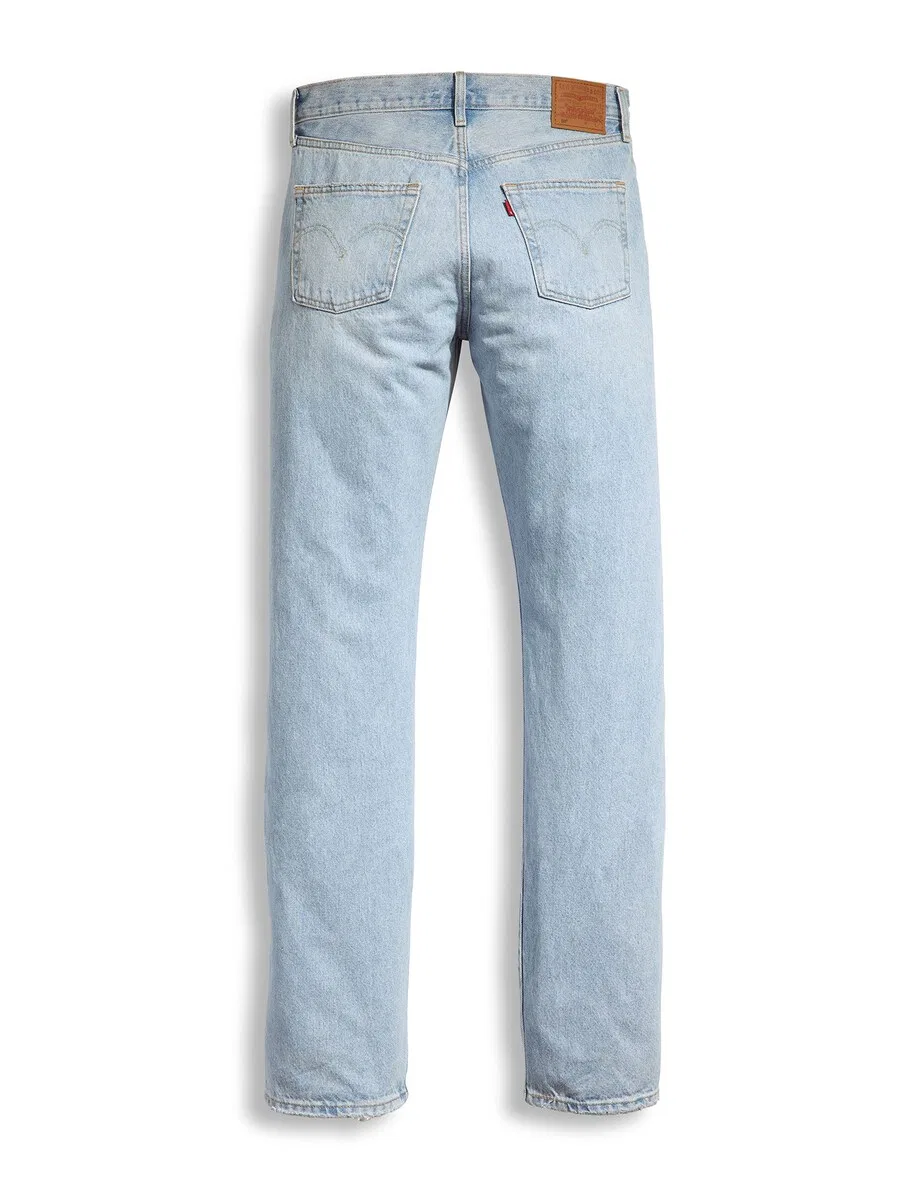 Джинсы LEVI'S Regular '501 '90s' светло-голубого цвета — фото 2