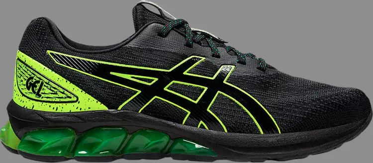 

Кроссовки gel quantum 180 7 'black safety yellow' Asics, черный