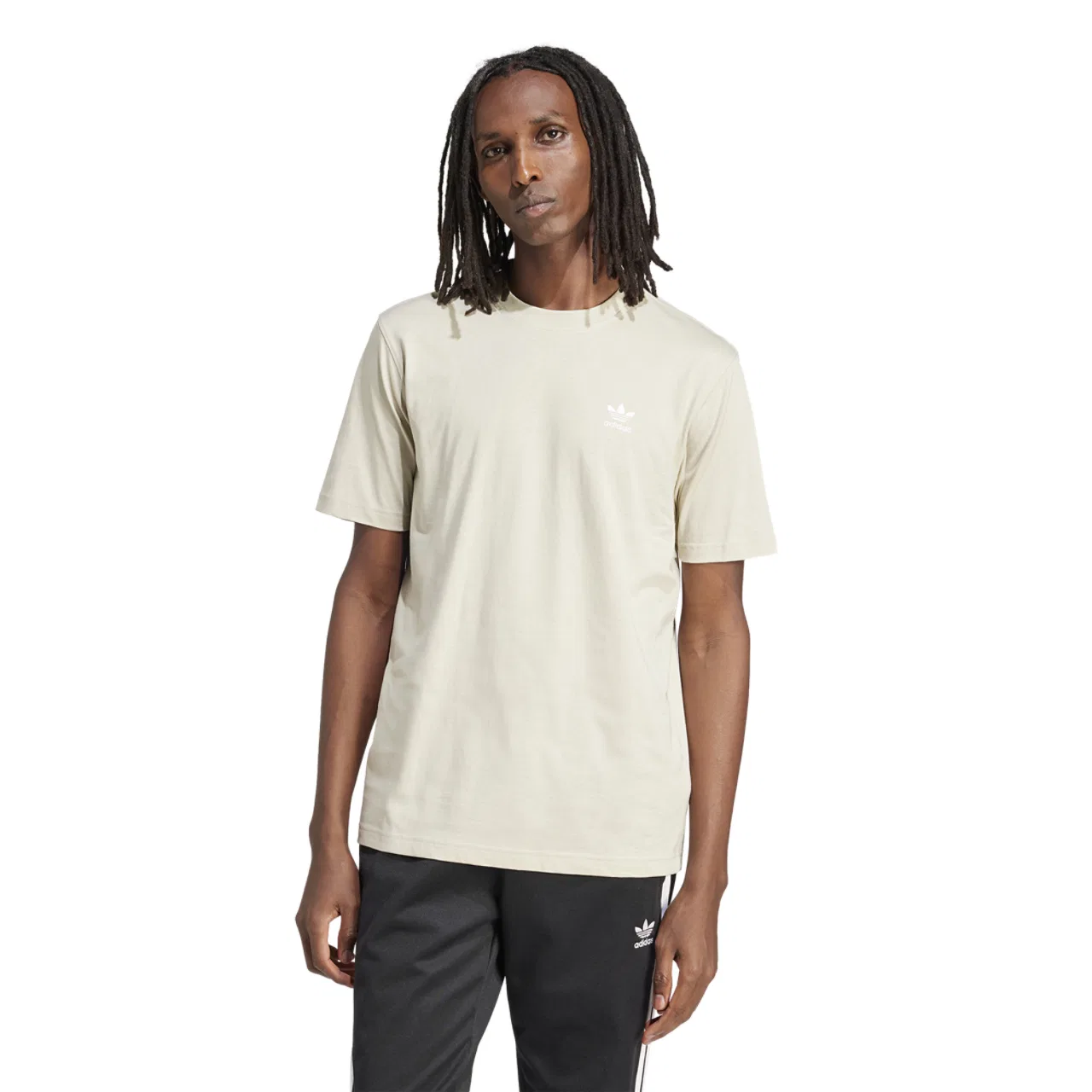 Футболка мужская Essential T-Shirt Adidas, цвет Putty Grey — фото 3