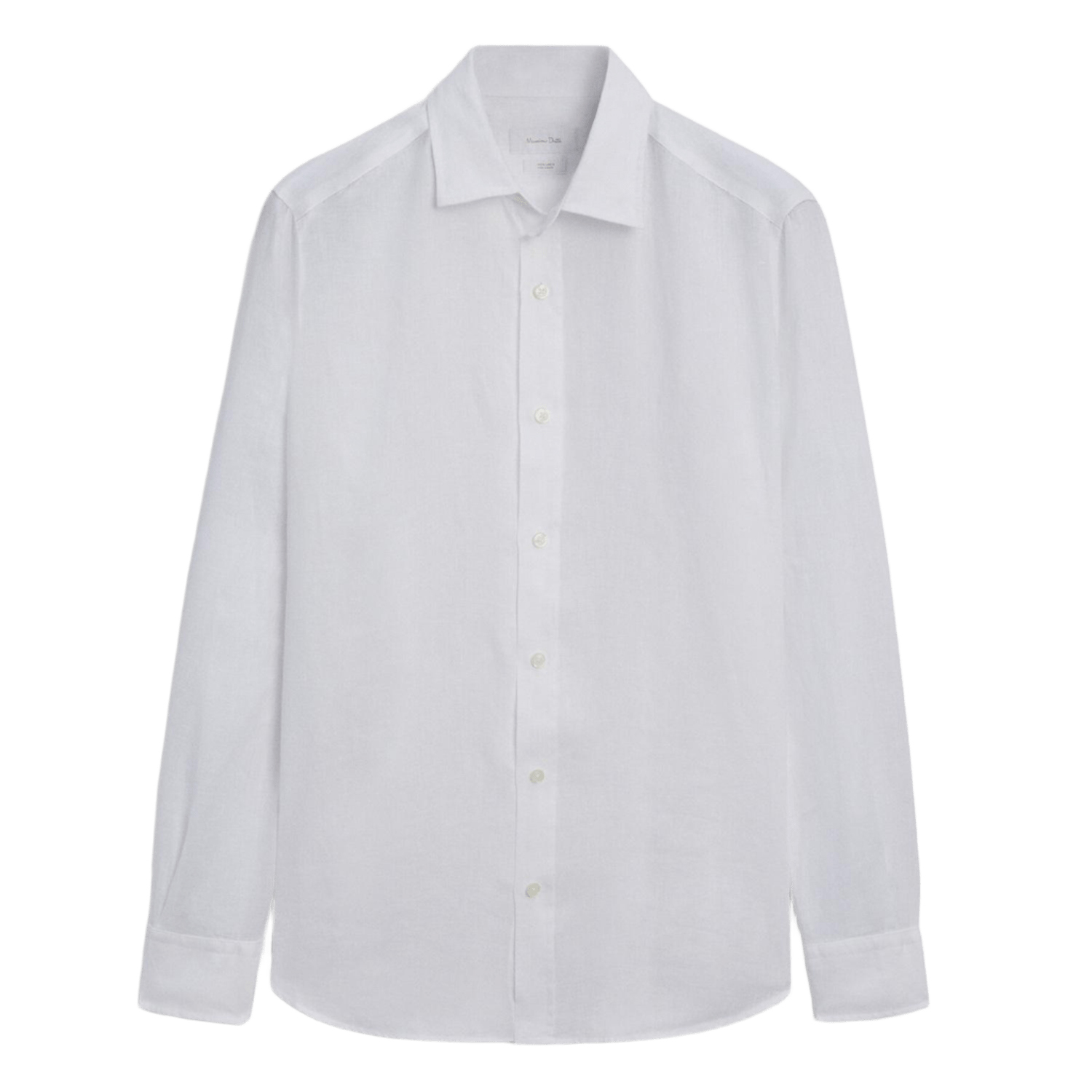 

Рубашка Massimo Dutti 100% Linen Regular Fit, белый