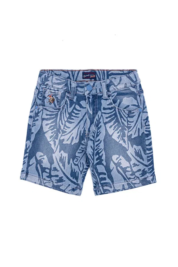 Детские шорты для мальчиков длинные U.S. Polo Assn., Blue