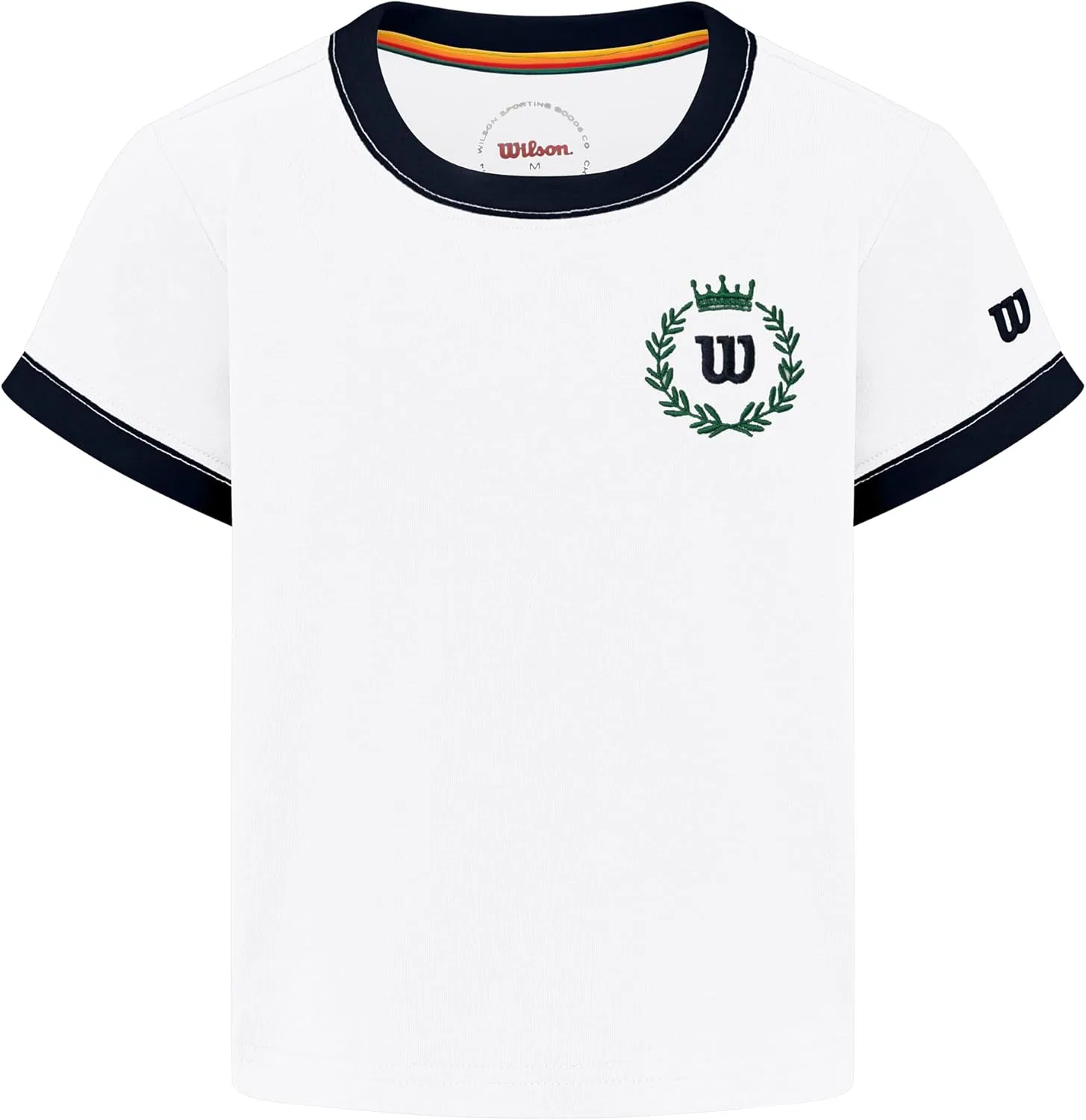 Футболка для девочек Wilson Crest White — фото 3