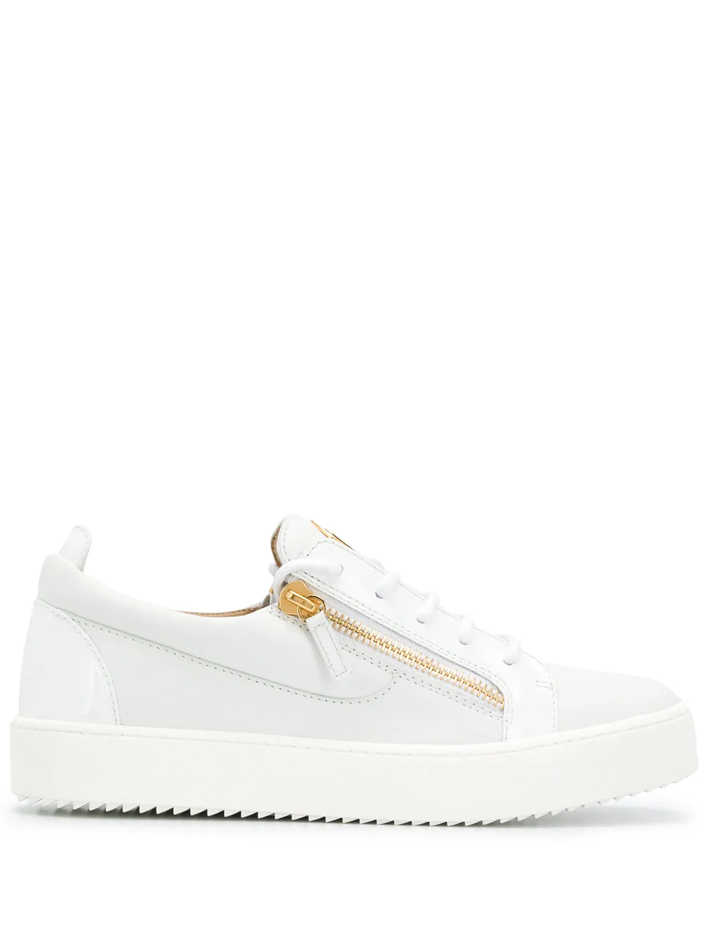 

Кеды Frankie с молниями Giuseppe Zanotti, белый