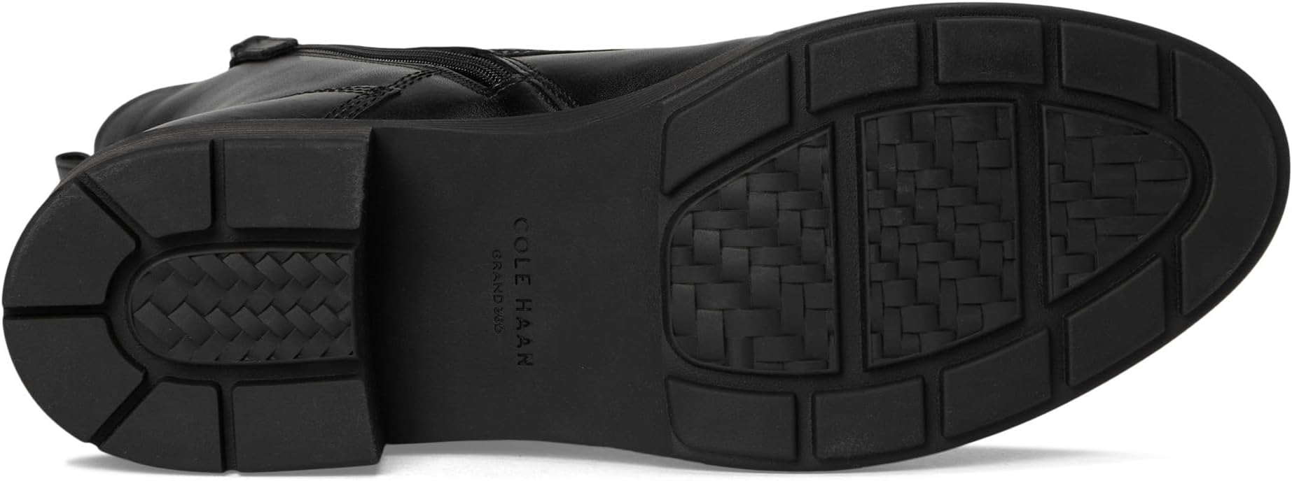 Ботинки Cole Haan Cherise Lace-up Lug Boots, цвет Black Leather Waterproof — фото 3