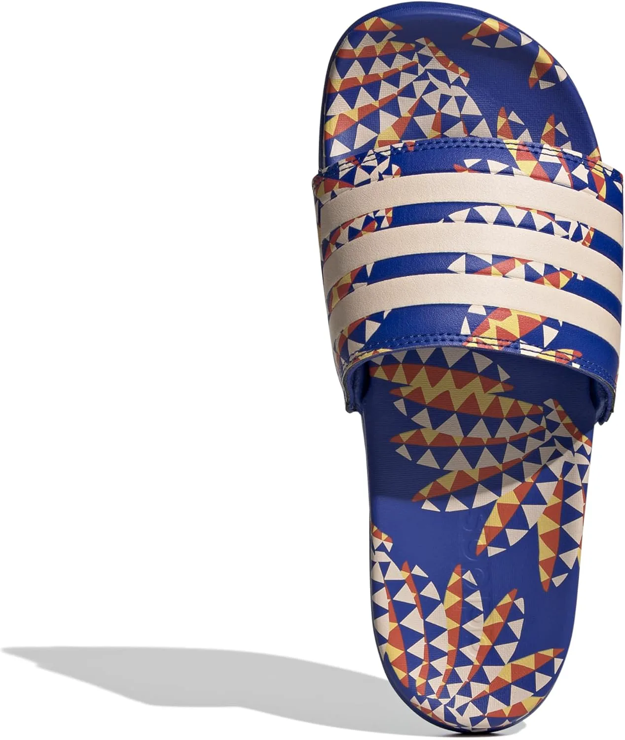 Женские сандалии Adidas Adilette Comfort, синий/оранжевый — фото 3