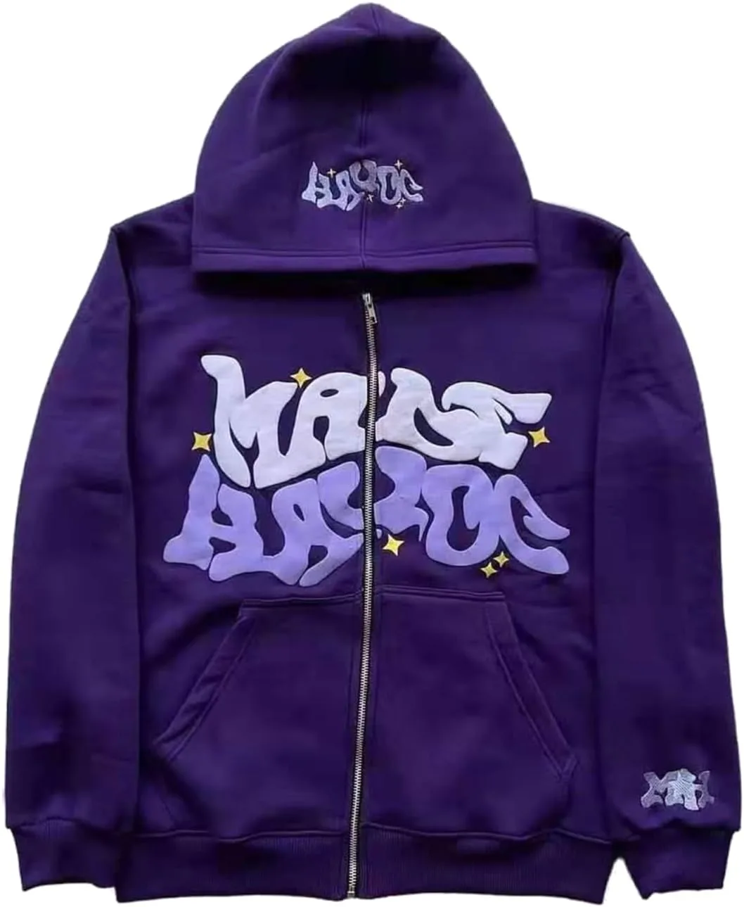 

Худи Y2K с молнией, свободный крой, уличный стиль YUNZSXJY